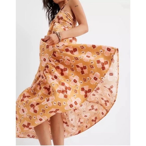 NWT Aerie Braided Halter Tiered Maxi Dress - Picture 3 of 13